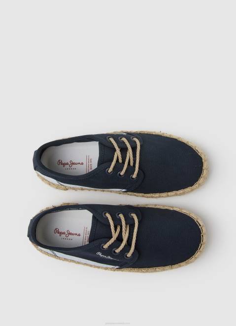 Pepe Jeans Blucher Tourist Lace Sneakers Boy Navy Z22X1541