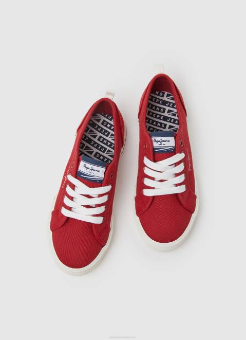 Pepe Jeans Brady Basic Sneakers Boy Red Z22X1544