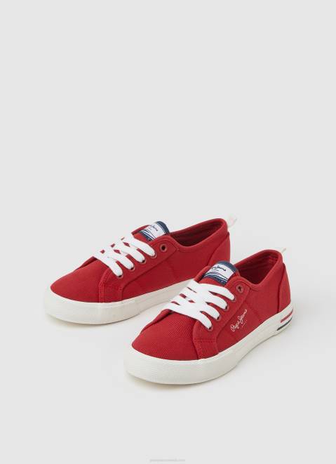 Pepe Jeans Brady Basic Sneakers Boy Red Z22X1544