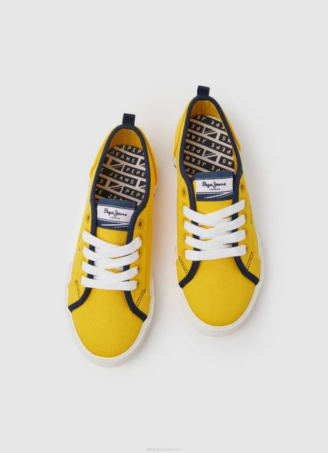 Pepe Jeans Brady Basic Sneakers Boy Rugby Yellow Z22X1543