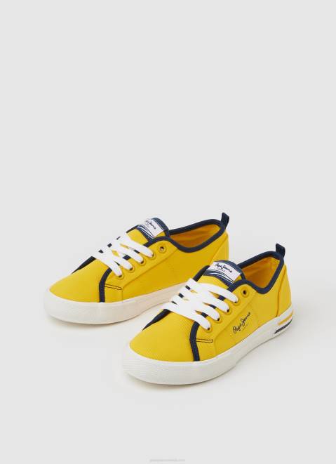Pepe Jeans Brady Basic Sneakers Boy Rugby Yellow Z22X1543