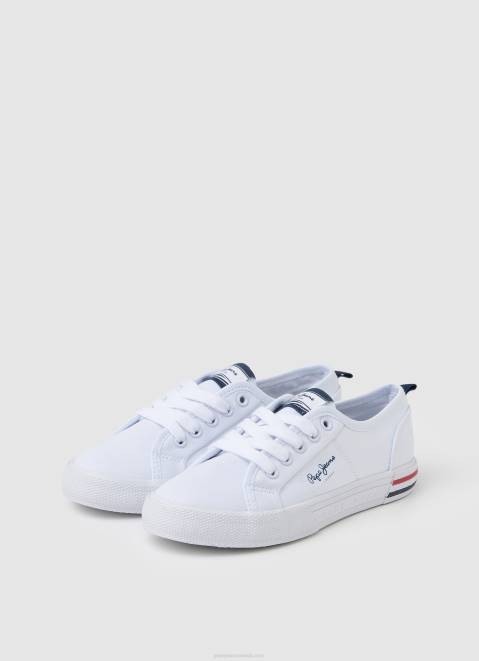 Pepe Jeans Brady Basic Sneakers Boy White Z22X1560