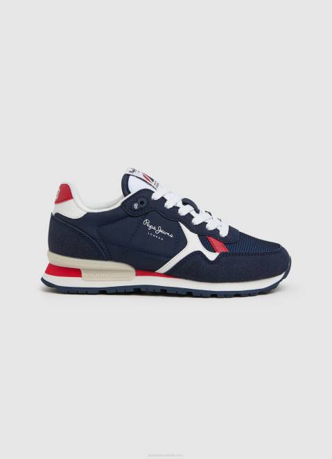 Pepe Jeans Brit Heritage Combined Sneakers Boy Navy Z22X1528