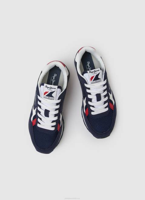 Pepe Jeans Brit Heritage Combined Sneakers Boy Navy Z22X1528