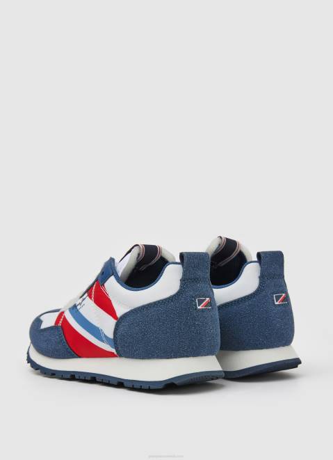 Pepe Jeans Foster Print Combined Sneakers Boy Ocean Z22X1523