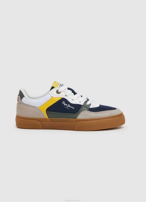 Pepe Jeans Kenton Master Leather Sneakers Boy Navy Z22X1527