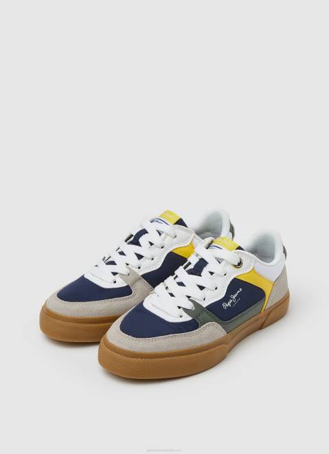 Pepe Jeans Kenton Master Leather Sneakers Boy Navy Z22X1527