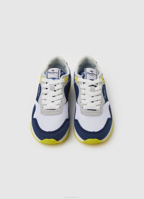 Pepe Jeans London Brighton Basic Sneakers Boy White Z22X1530