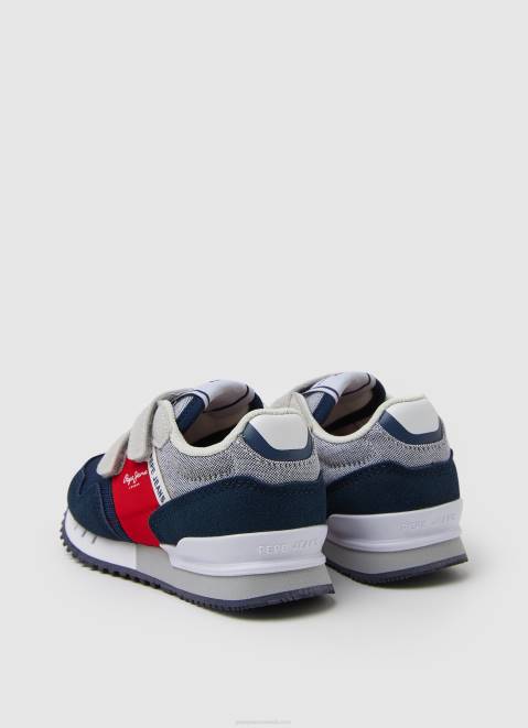Pepe Jeans London Brighton Running Sneakers Boy Navy Z22X1535