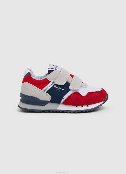 Pepe Jeans London May Combined Sneakers Boy Red Z22X1536
