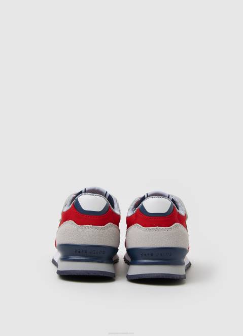 Pepe Jeans London May Combined Sneakers Boy Red Z22X1536