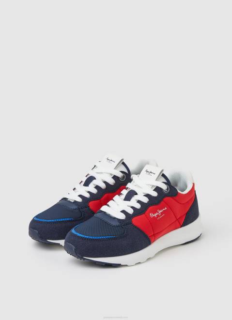 Pepe Jeans London Pro Vint Running Sneakers Boy Navy Z22X1538
