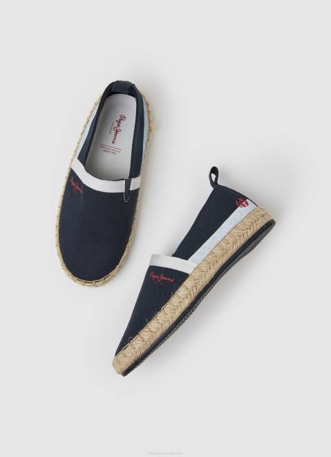 Pepe Jeans Slip On Tourist Camp Sneakers Boy Navy Z22X1540