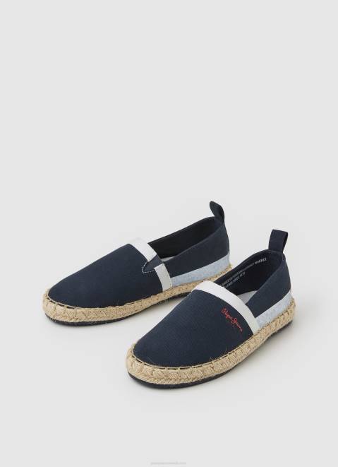 Pepe Jeans Slip On Tourist Camp Sneakers Boy Navy Z22X1540