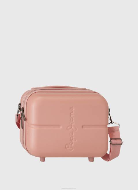 Pepe Jeans Embossed Logo Travel Bag Girl Light Pink Z22X1515