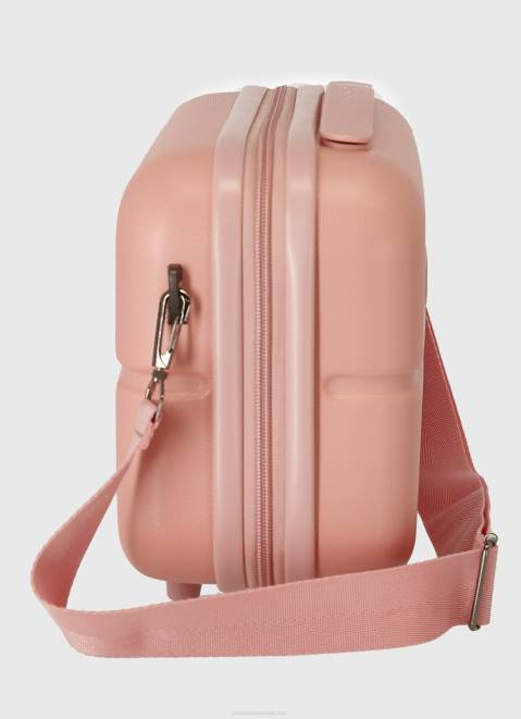 Pepe Jeans Embossed Logo Travel Bag Girl Light Pink Z22X1515