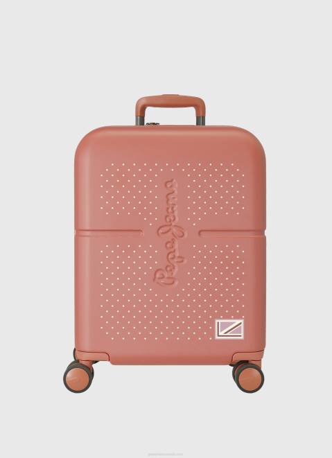 Pepe Jeans Laila Wheeled Suitcase Girl Terracotta Z22X1520