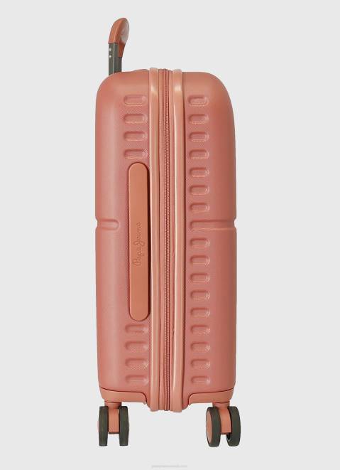 Pepe Jeans Laila Wheeled Suitcase Girl Terracotta Z22X1520