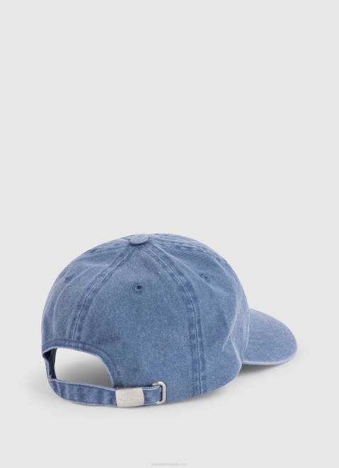Pepe Jeans Embroidered Logo Denim Cap Girl Denim Z22X1513