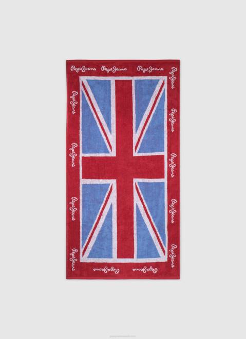 Pepe Jeans Union Jack Flag Beach Towel Girl Multi Z22X1522
