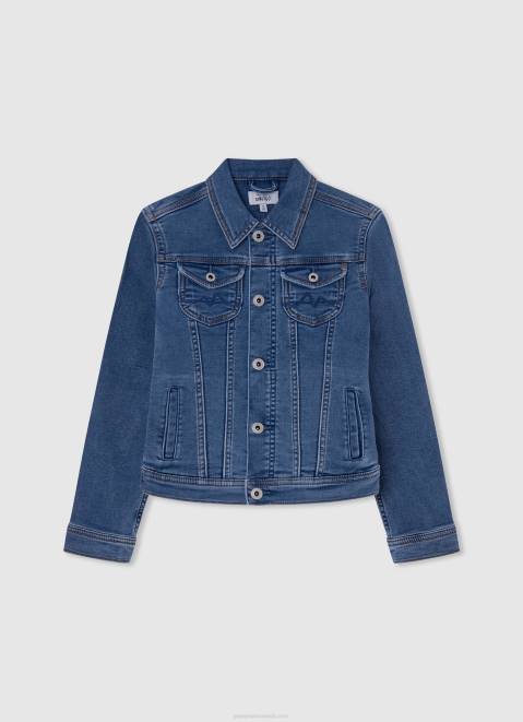 Pepe Jeans New Berry Regular Fit Denim Jacket Girl Denim Z22X1358
