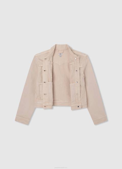 Pepe Jeans Regular Fit Denim Jacket Girl Buttermilk Z22X1359