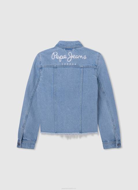Pepe Jeans Regular Fit Denim Jacket Girl Denim Z22X1357