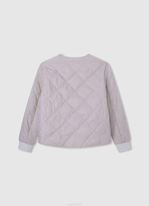 Pepe Jeans Sheryline Quilted Jacket Girl Off Lace Z22X1355