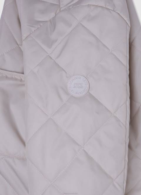 Pepe Jeans Sheryline Quilted Jacket Girl Off Lace Z22X1355
