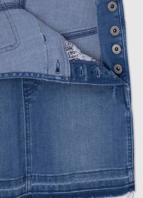 Pepe Jeans Denim Dungaree Dress Girl Denim Z22X1384