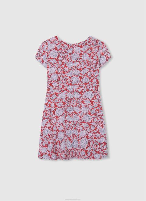 Pepe Jeans Floral Printed Dress Girl Multi Z22X1379