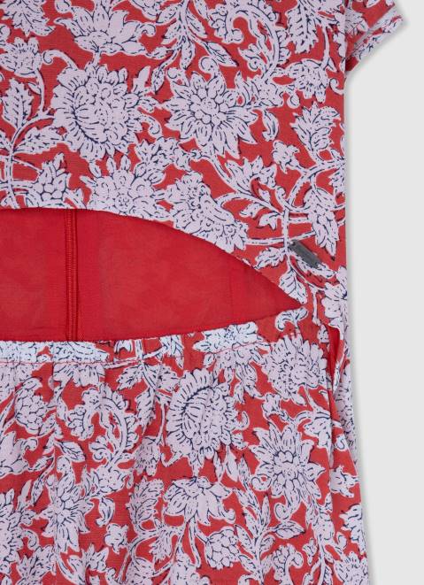Pepe Jeans Floral Printed Dress Girl Multi Z22X1379