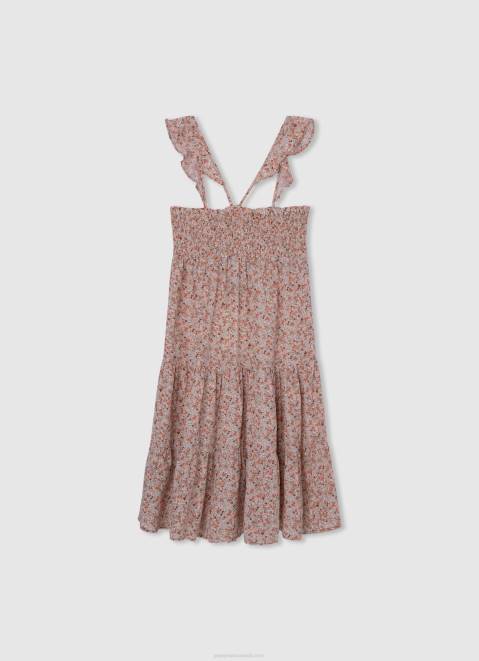 Pepe Jeans Flowy Floral Dress Girl Multi Z22X1399