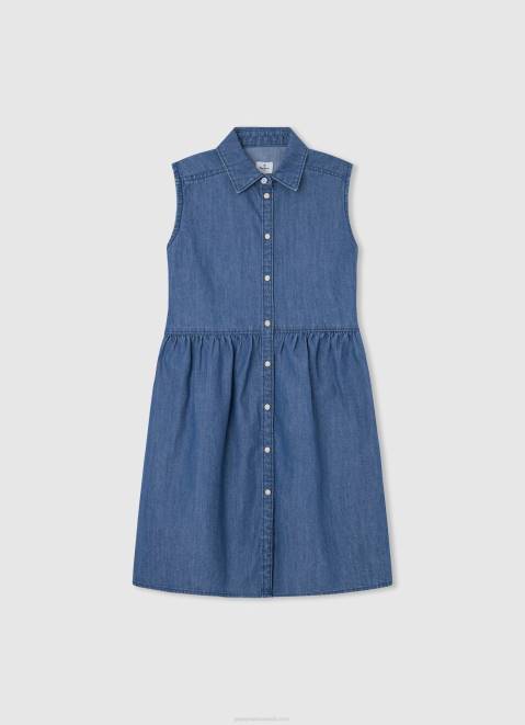 Pepe Jeans Geraldine Openwork Short Jumpsuit Girl Mousse Z22X1386