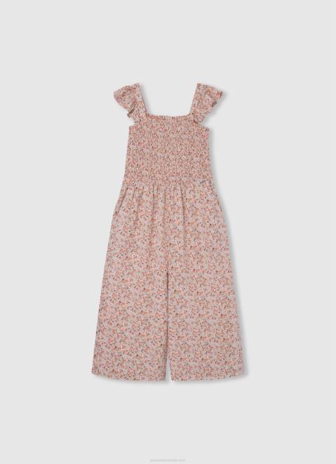 Pepe Jeans Harper Floral Long Jumpsuit Girl Multi Z22X1395