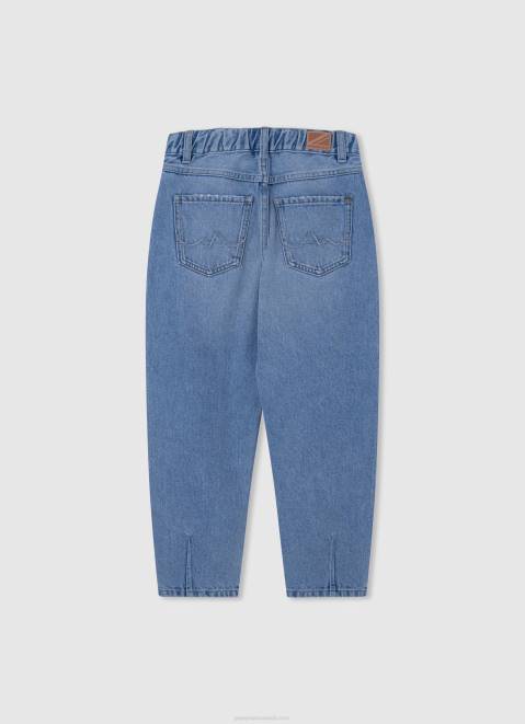 Pepe Jeans Bella High Waisted Balloon Fit Jeans Girl Denim Z22X1369