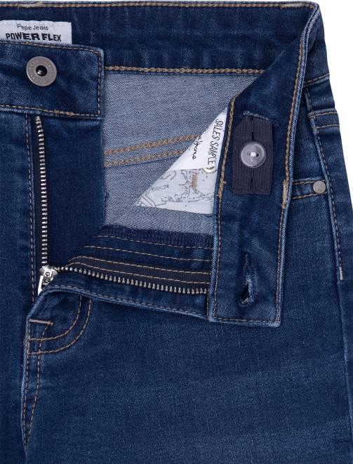 Pepe Jeans Lexa Jr High Waisted Wide Fit Jeans Girl Denim Z22X1360