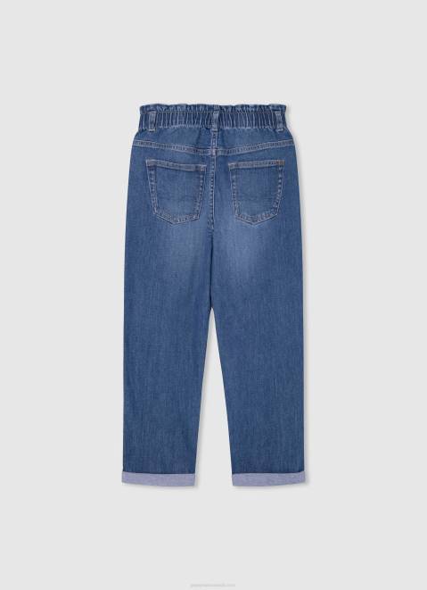 Pepe Jeans Reese Taper Fit High Waisted Jeans Girl Denim Z22X1366