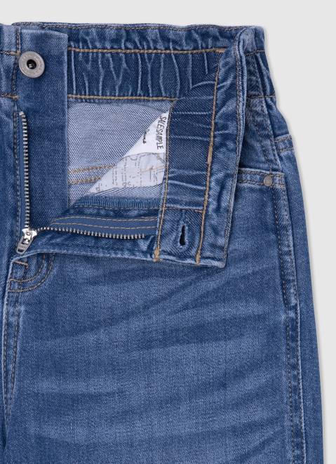 Pepe Jeans Reese Taper Fit High Waisted Jeans Girl Denim Z22X1366