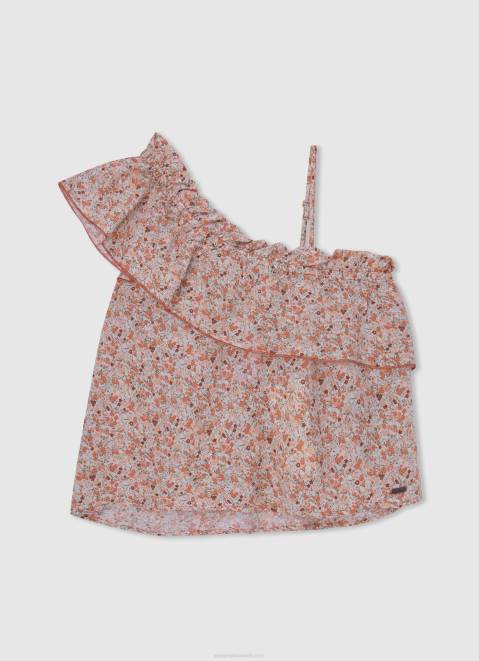 Pepe Jeans Asymmetrical Harriet Blouse Girl Multi Z22X1470