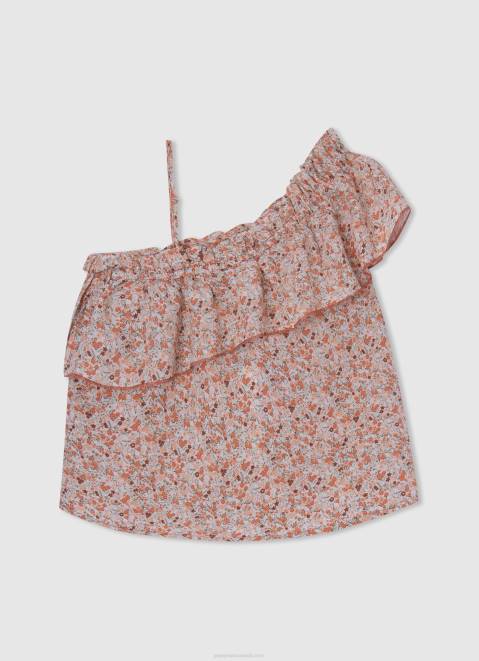 Pepe Jeans Asymmetrical Harriet Blouse Girl Multi Z22X1470