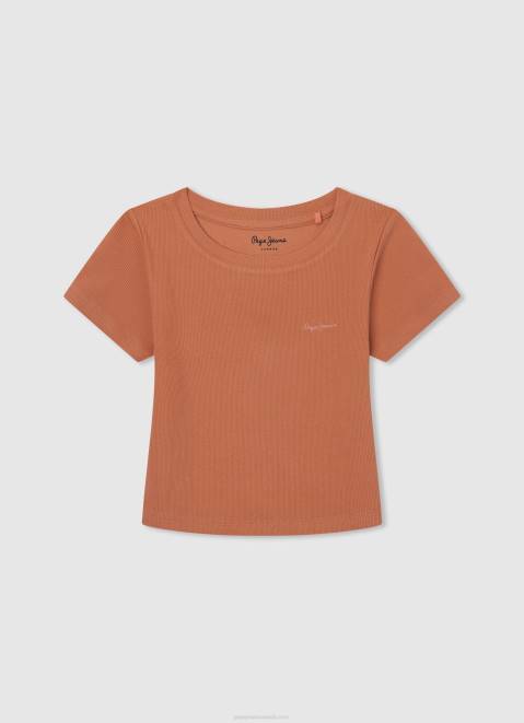 Pepe Jeans Faded Stripes Cotton T-Shirt Girl Dulwich Z22X1463
