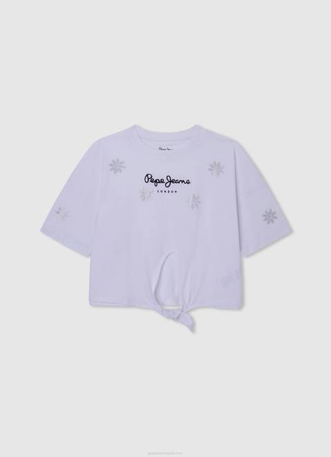 Pepe Jeans Frilled Tank Top Girl Shine Z22X1477