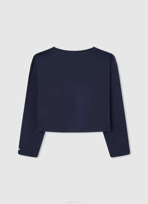 Pepe Jeans Long Sleeve Cotton T-Shirt Girl Dulwich Z22X1437