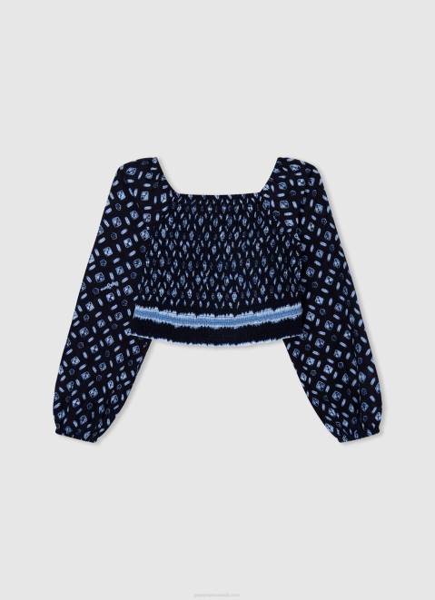 Pepe Jeans Salma Cropped Fit Top Girl Multi Z22X1429