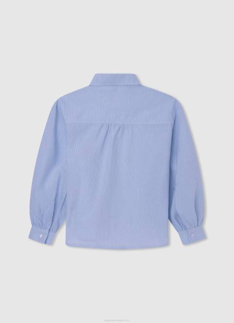 Pepe Jeans Saura Striped Print Blouse Girl Bay Z22X1436