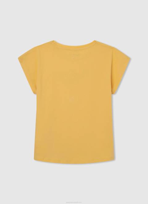 Pepe Jeans Strass Logo Cotton T-Shirt Girl Shine Z22X1433