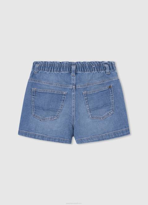 Pepe Jeans Culotte Fit Denim Shorts Girl Denim Z22X1509
