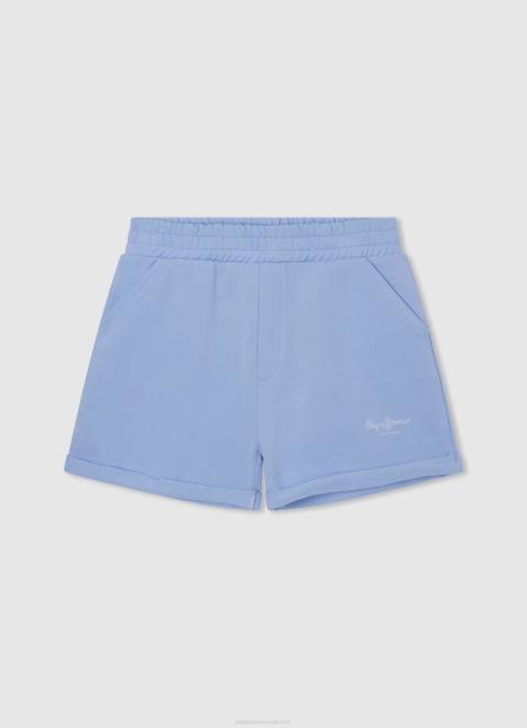 Pepe Jeans Elastic Waist Cotton Shorts Girl Bay Z22X1501
