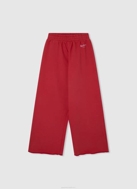 Pepe Jeans Jamila Wide Trousers Girl Studio Red Z22X1497